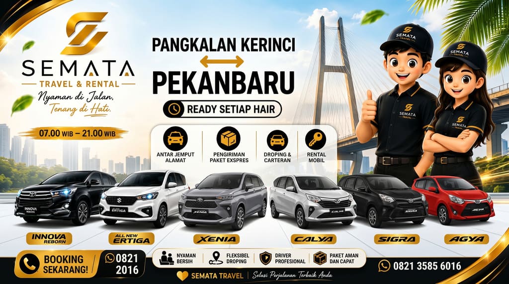 Semata Travel & Rental — Banner Layanan